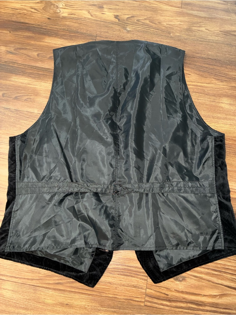 RRL Floral Flocked Velvet Notch-Lapel Vest - Picture 12 of 15